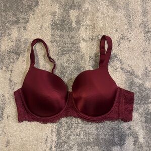 Ambrielle Burgundy Smooth  Bra